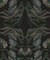 Prancing Peacocks Wallpaper, Midnight