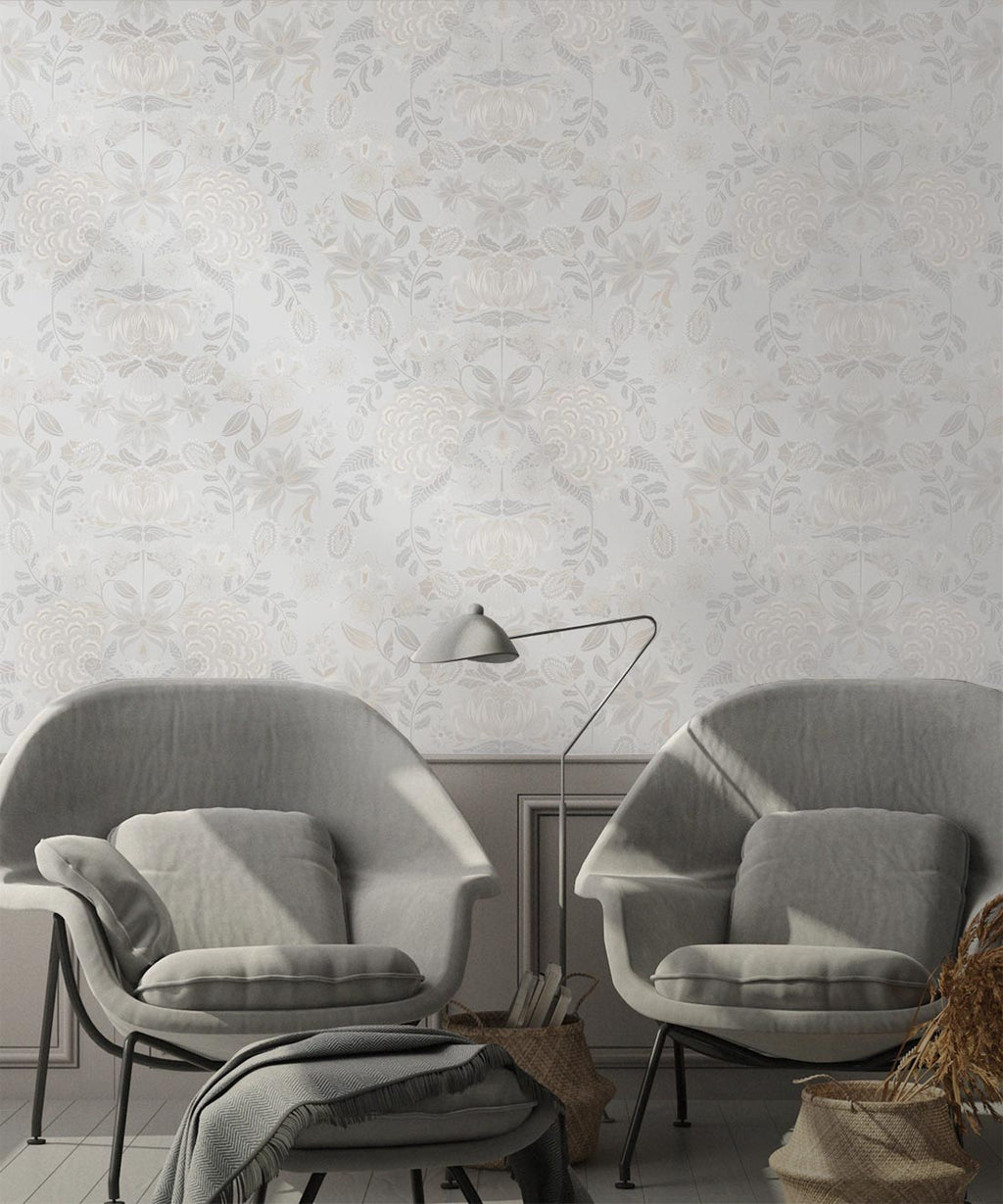 Waratah Wonderland Wallpaper, Dove