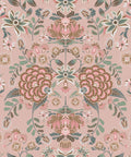 Waratah Wonderland Wallpaper, Dusty Pink