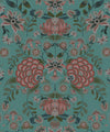 Waratah Wonderland Wallpaper, Teal