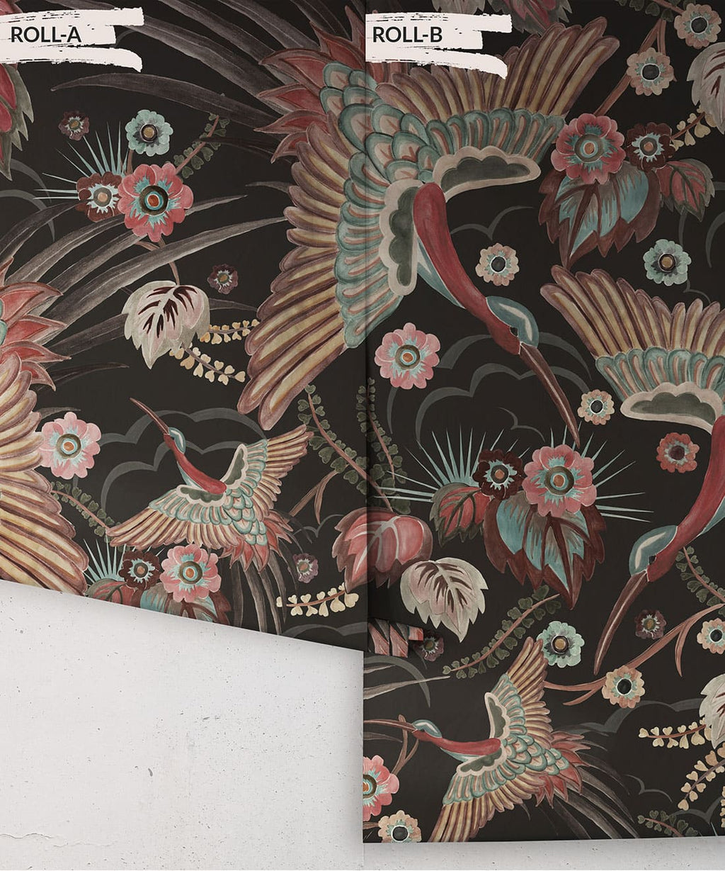 Paradise Wings Wallpaper, Ink