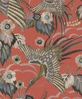 Paradise Wings Wallpaper, Tangerine