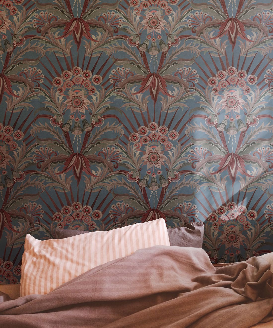 Morning Flowers Wallpaper, Cornflower