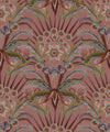 Morning Flowers Wallpaper, Dusty Pink