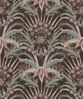 Morning Flowers Wallpaper, Espresso