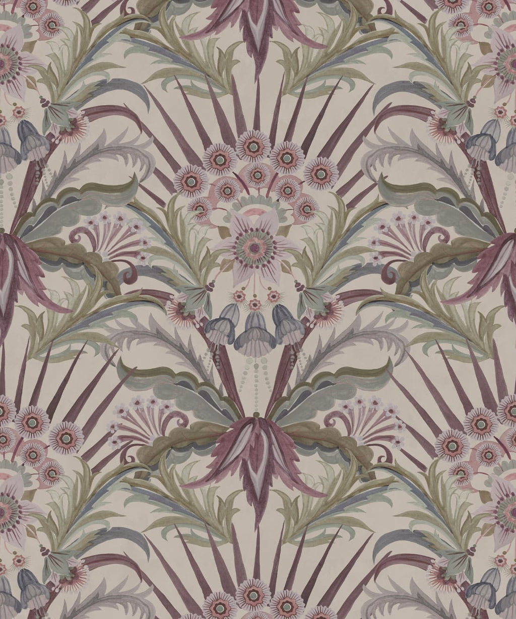 Morning Flowers Wallpaper, Lavender