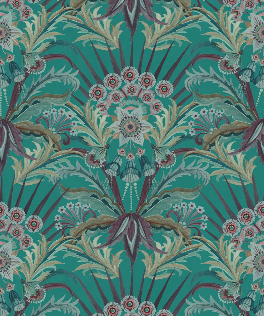 Morning Flowers Wallpaper, Rainforest