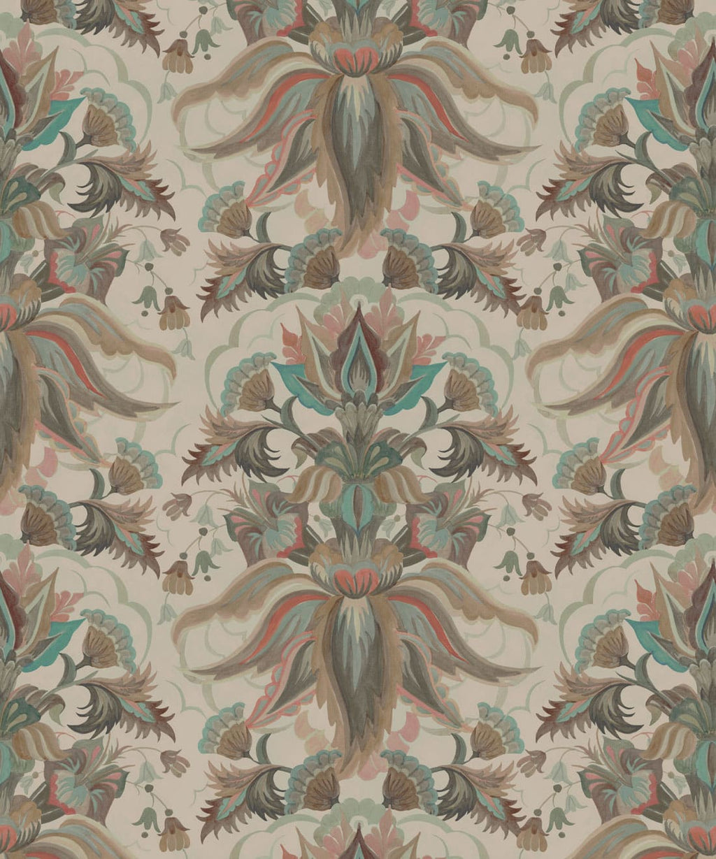 Sunset Lillies Wallpaper, Almond