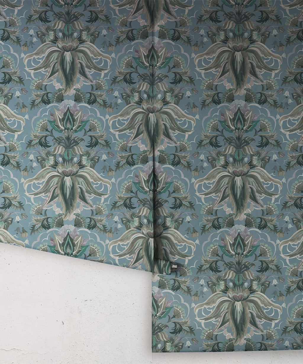 Sunset Lillies Wallpaper, Mineral