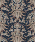 Sunset Lillies Wallpaper, Navy