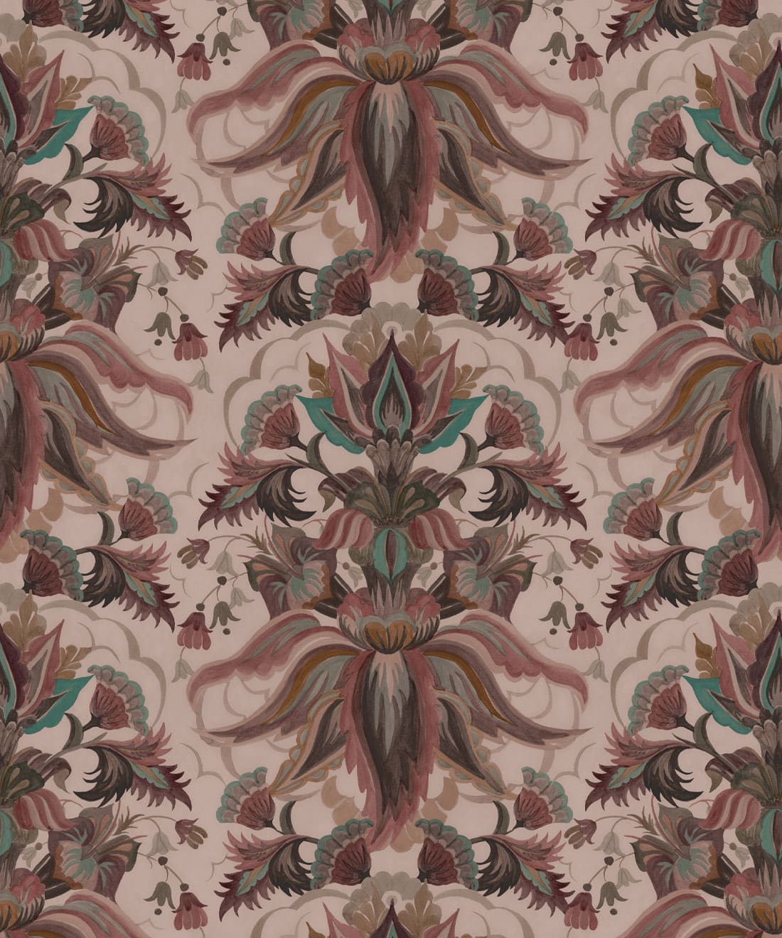 Sunset Lillies Wallpaper, Rose