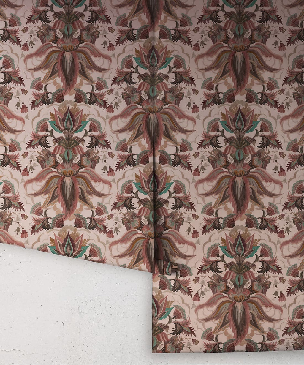 Sunset Lillies Wallpaper, Rose