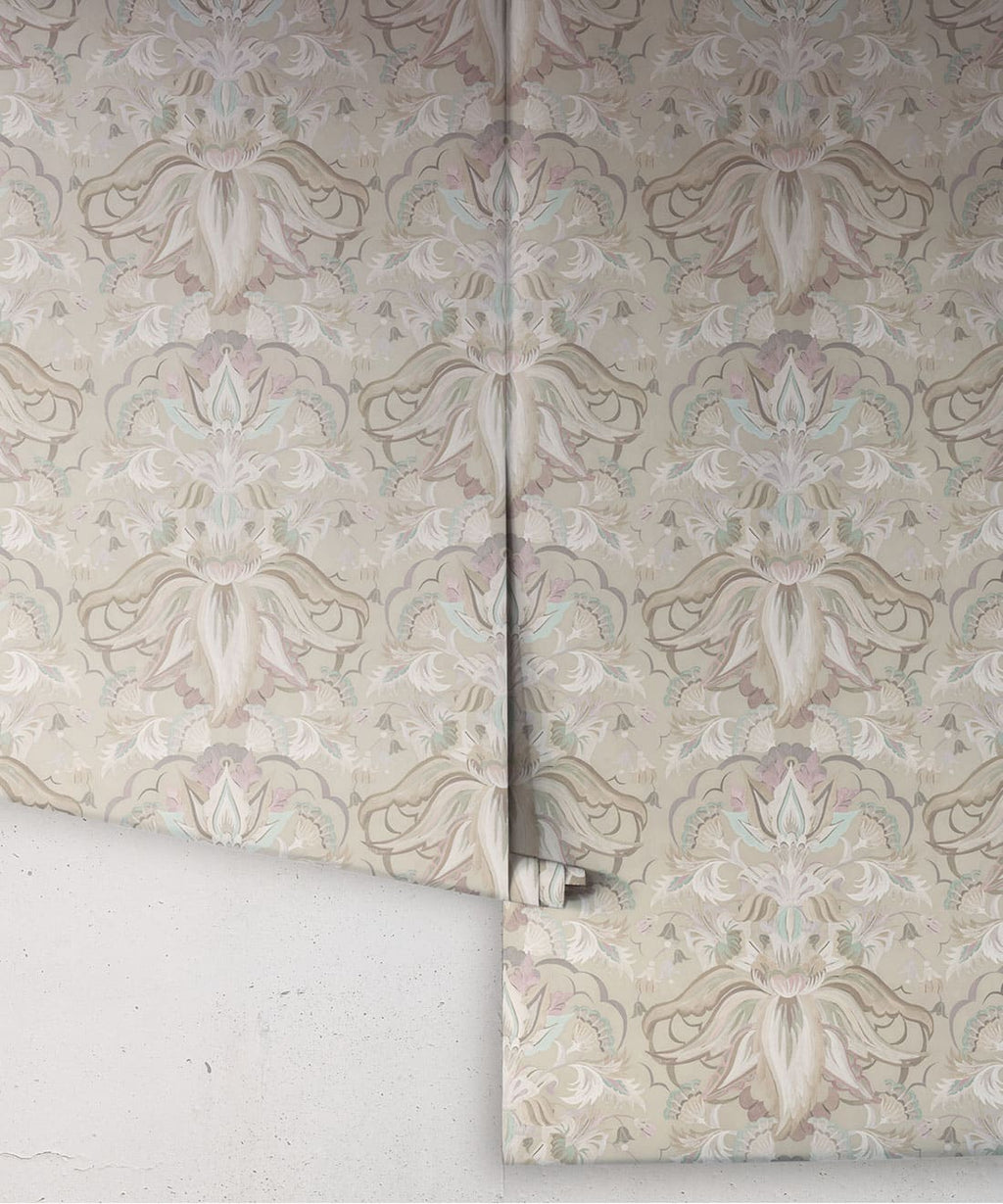 Sunset Lillies Wallpaper, Sand