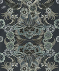 Hummingbird Garden Wallpaper, Midnight