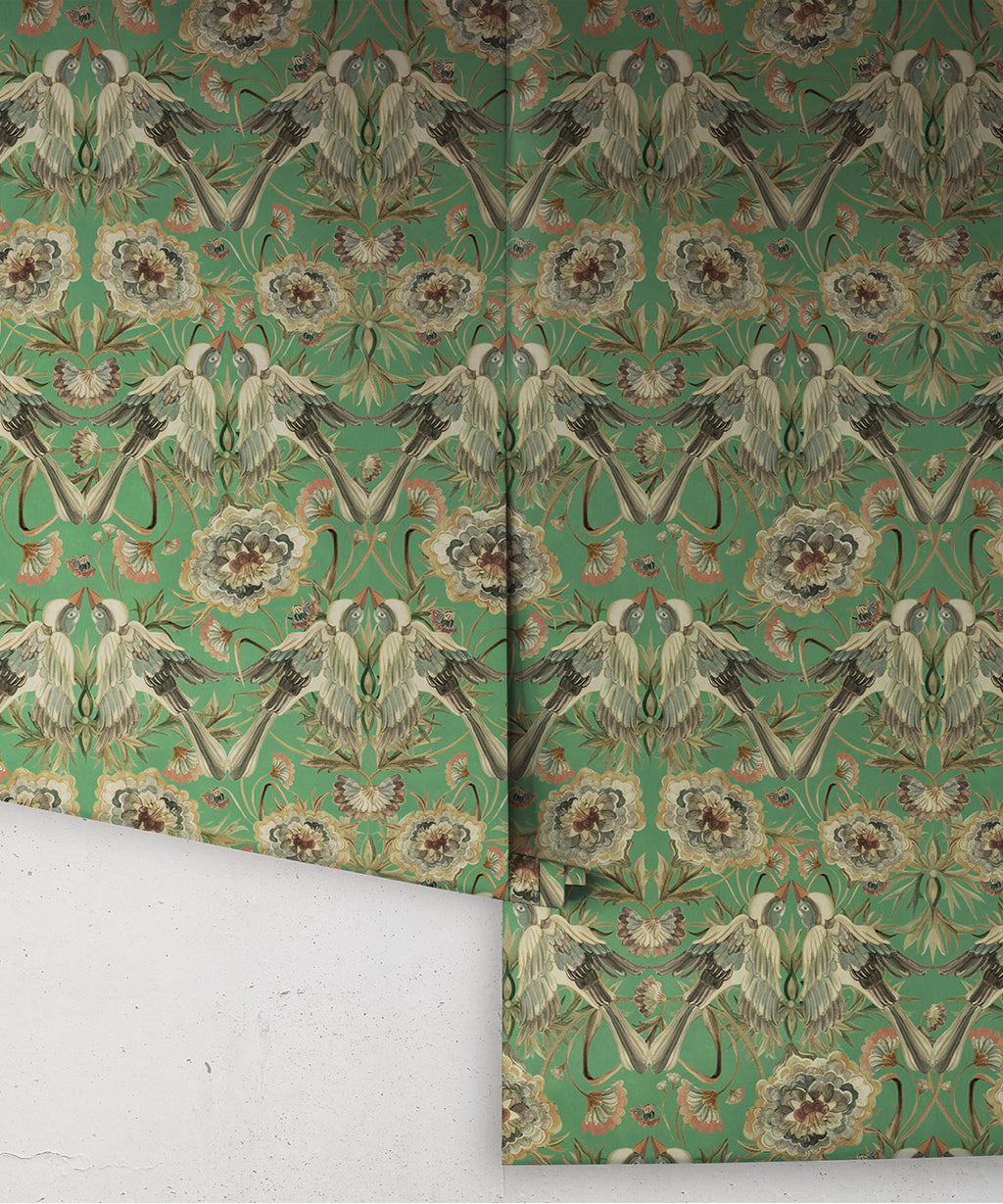 Paloma Wallpaper, Spring Green