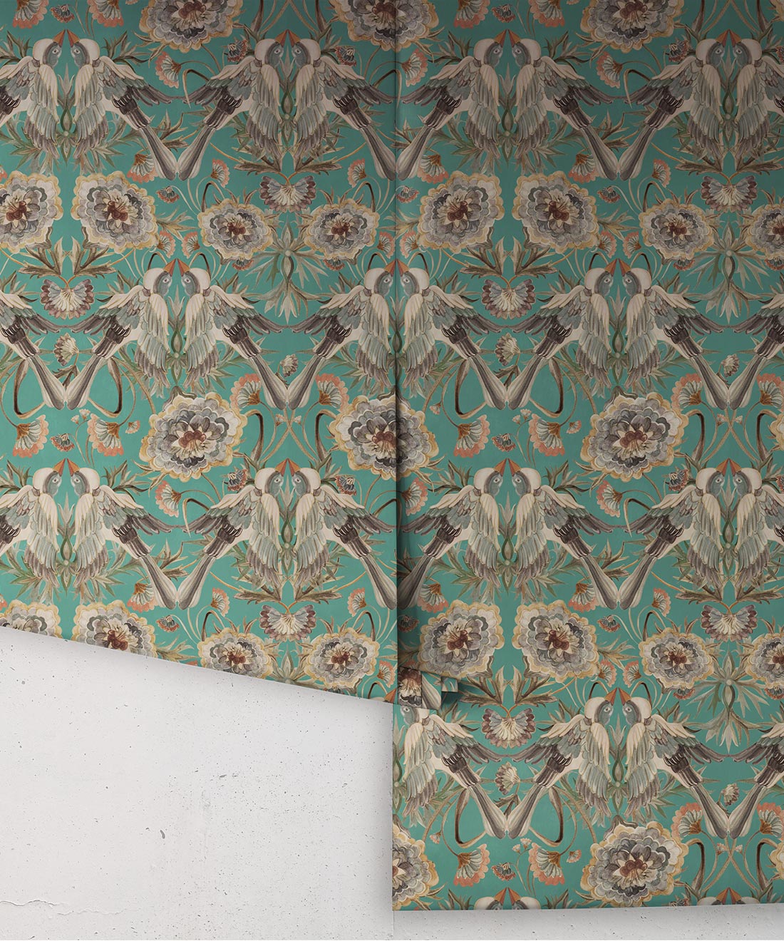 Paloma Wallpaper, Teal