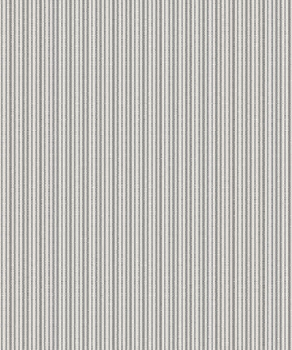 Ticking Stripe (Heritage Hall) Wallpaper, Cobblestone