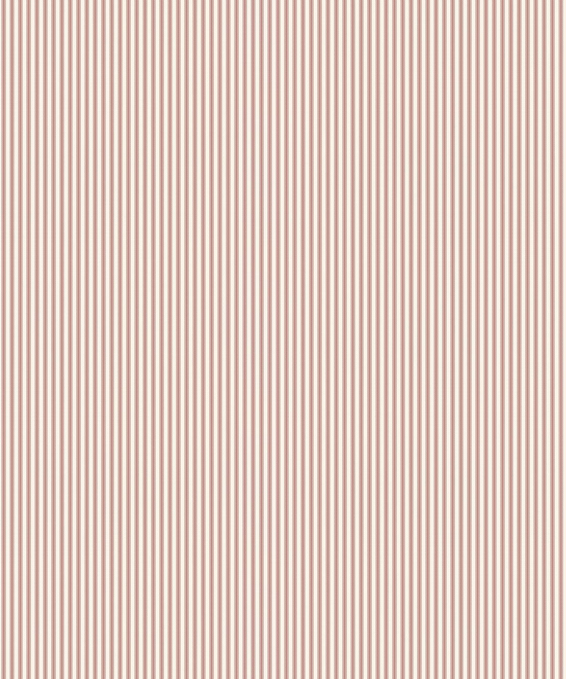 Ticking Stripe (Heritage Hall) Wallpaper, Farmhouse Red