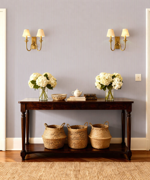 Ticking Stripe (Future Traditions) Wallpaper, Heatherfield