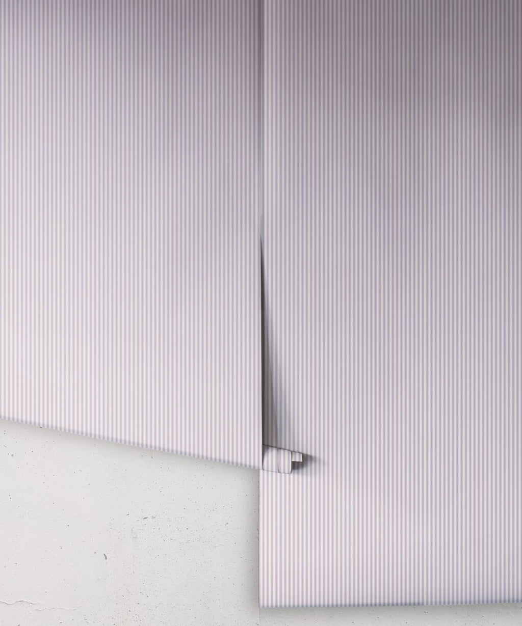 Ticking Stripe (Future Traditions) Wallpaper, Heatherfield