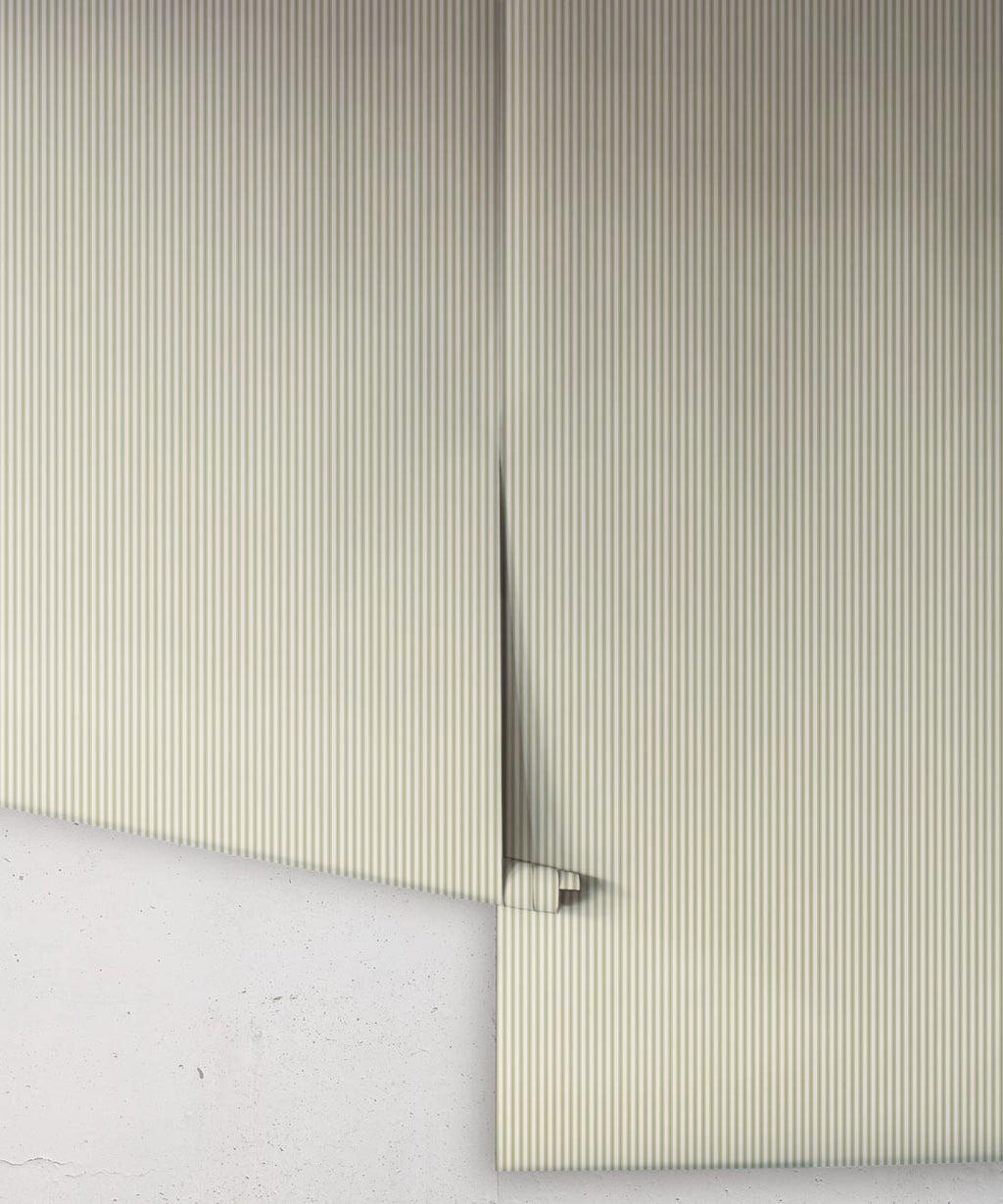 Ticking Stripe (Future Traditions) Wallpaper, Heritage Grove