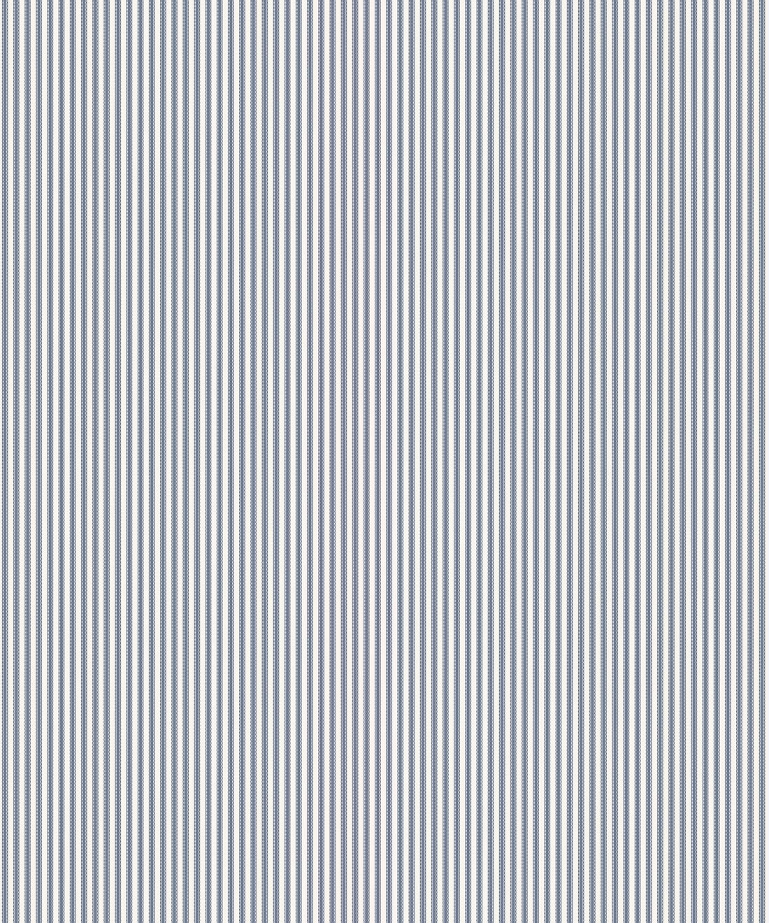 Ticking Stripe (Heritage Hall) Wallpaper, Harbour Navy