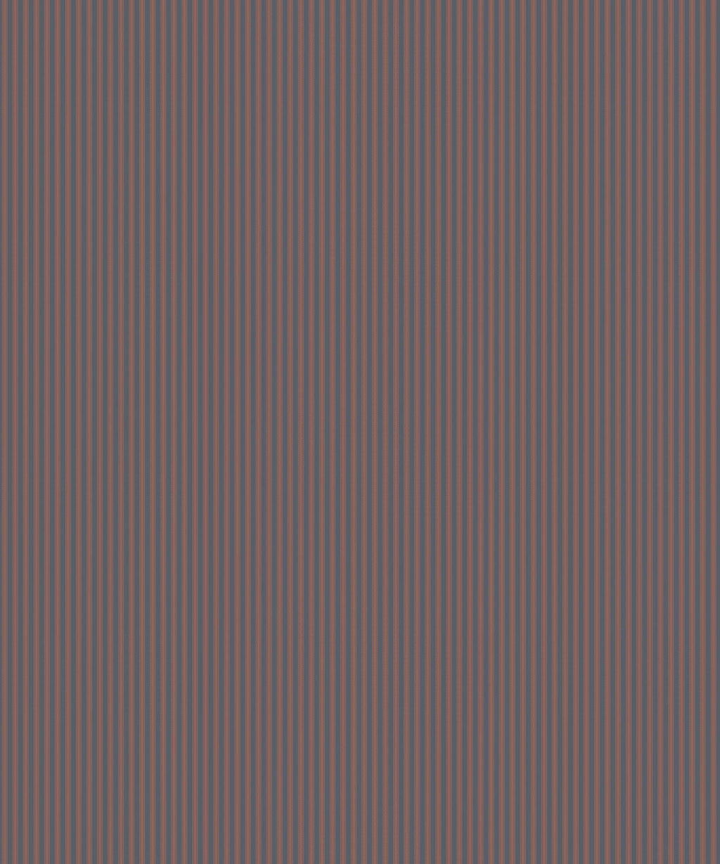 Ticking Stripe (Future Traditions) Wallpaper, Ironstone Clay