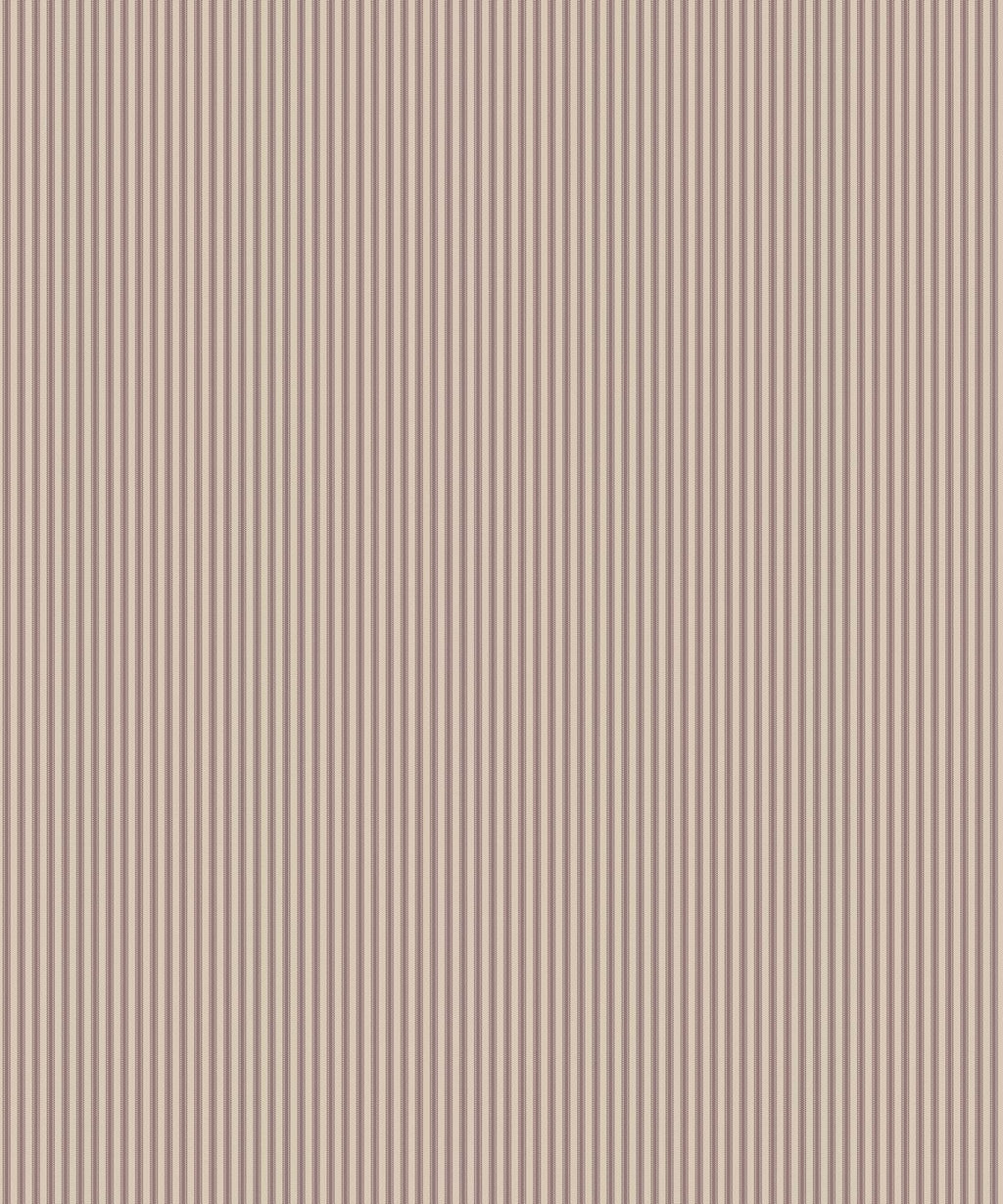 Ticking Stripe (Future Traditions) Wallpaper, Mulberry Hearth