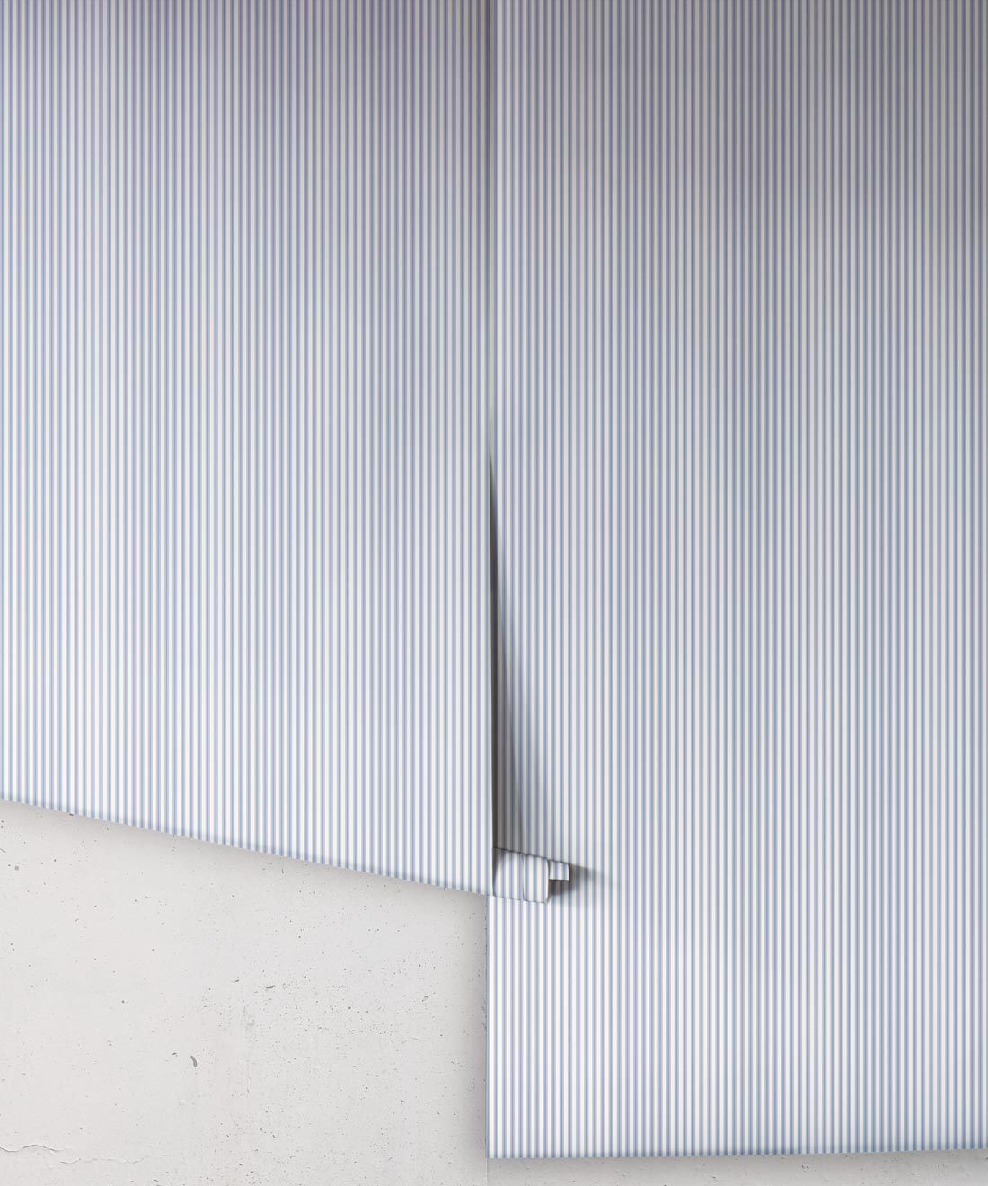 Ticking Stripe (Heritage Hall) Wallpaper, Provencal Blue