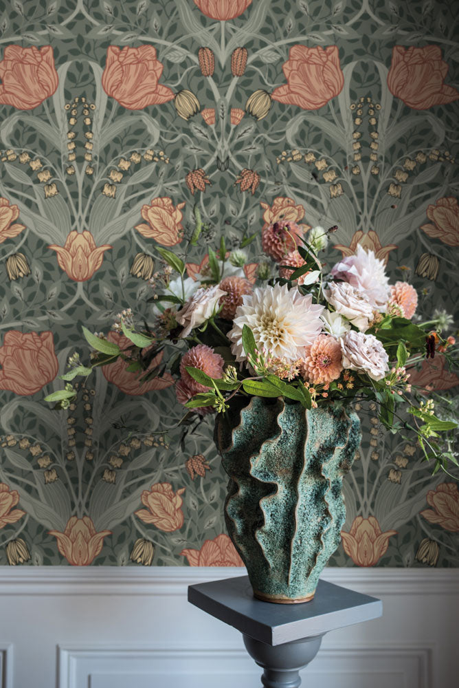 Filippa Tulip Garden - Green 33009