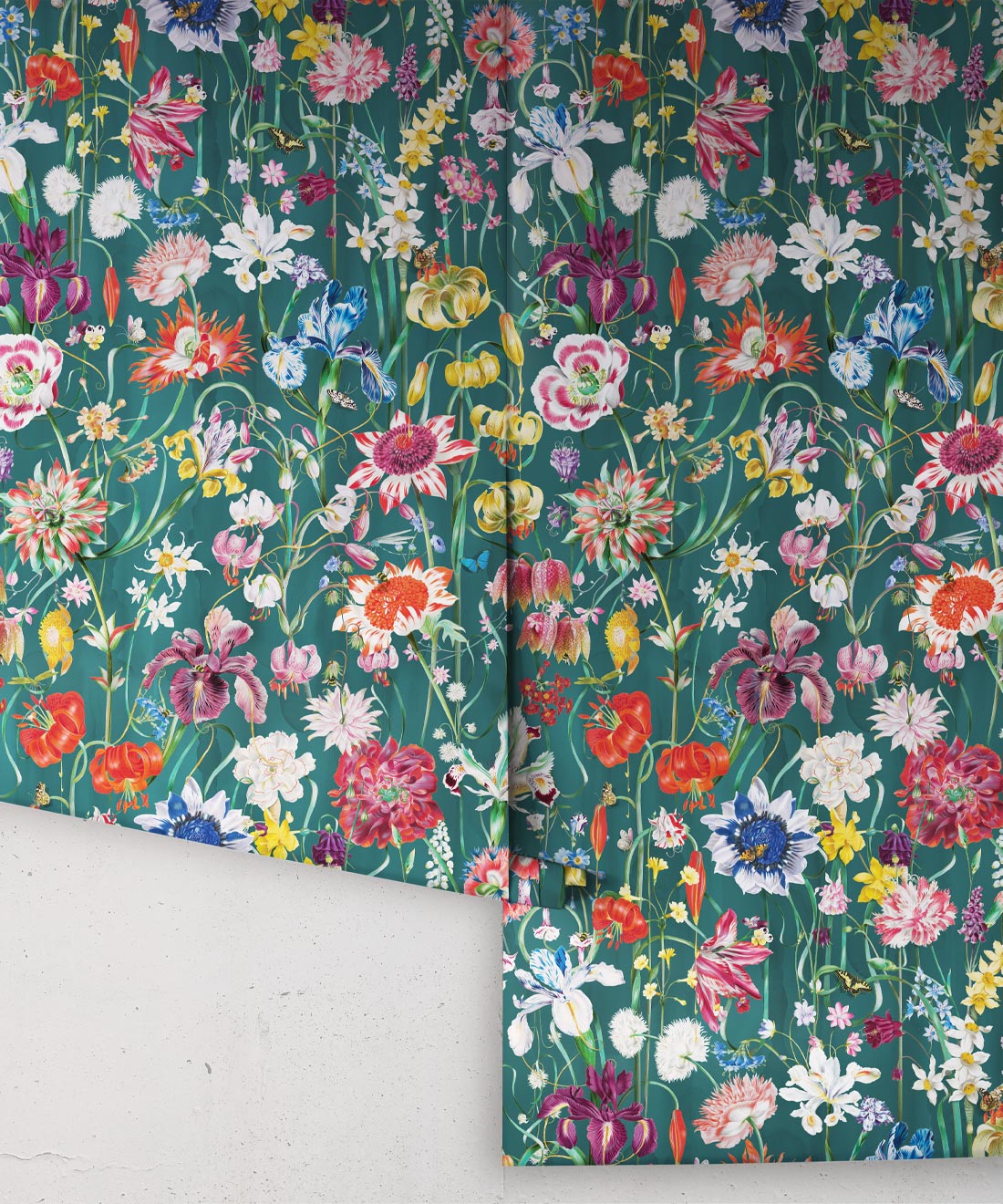 J’Adore Wallpaper, Teal