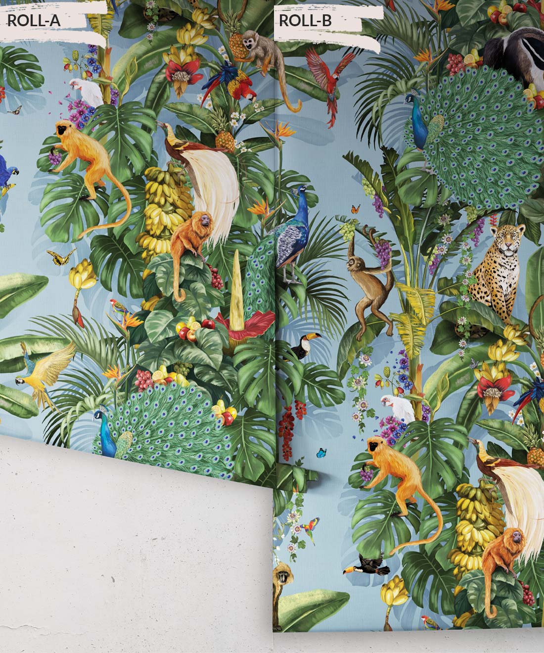 Festa Wallpaper, Blue