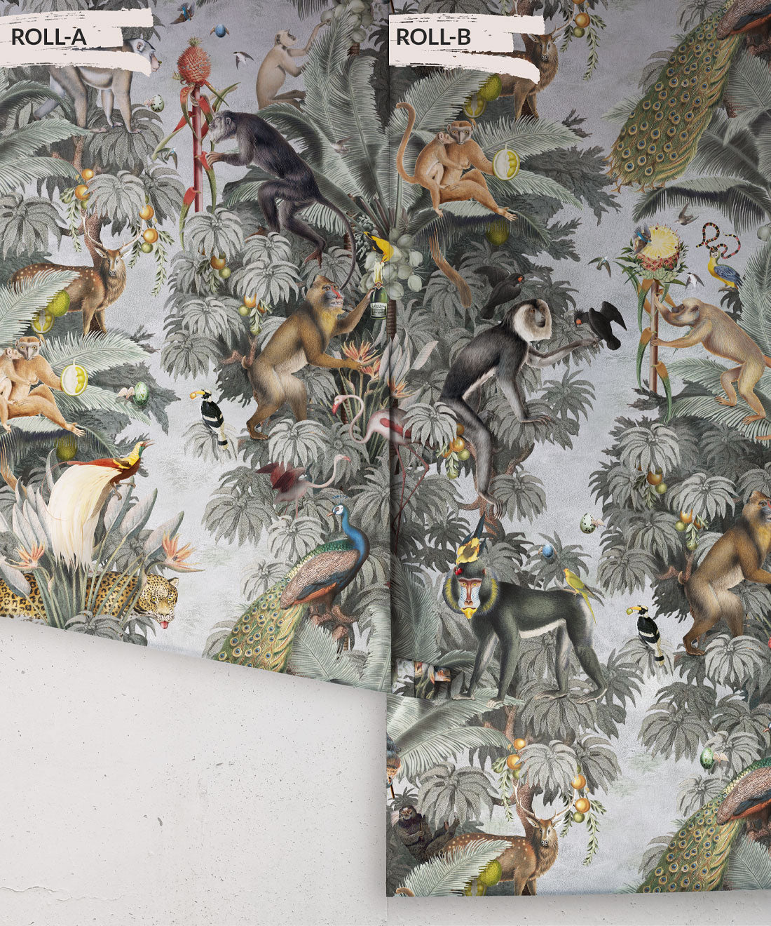 Arcadia Wallpaper, Grey