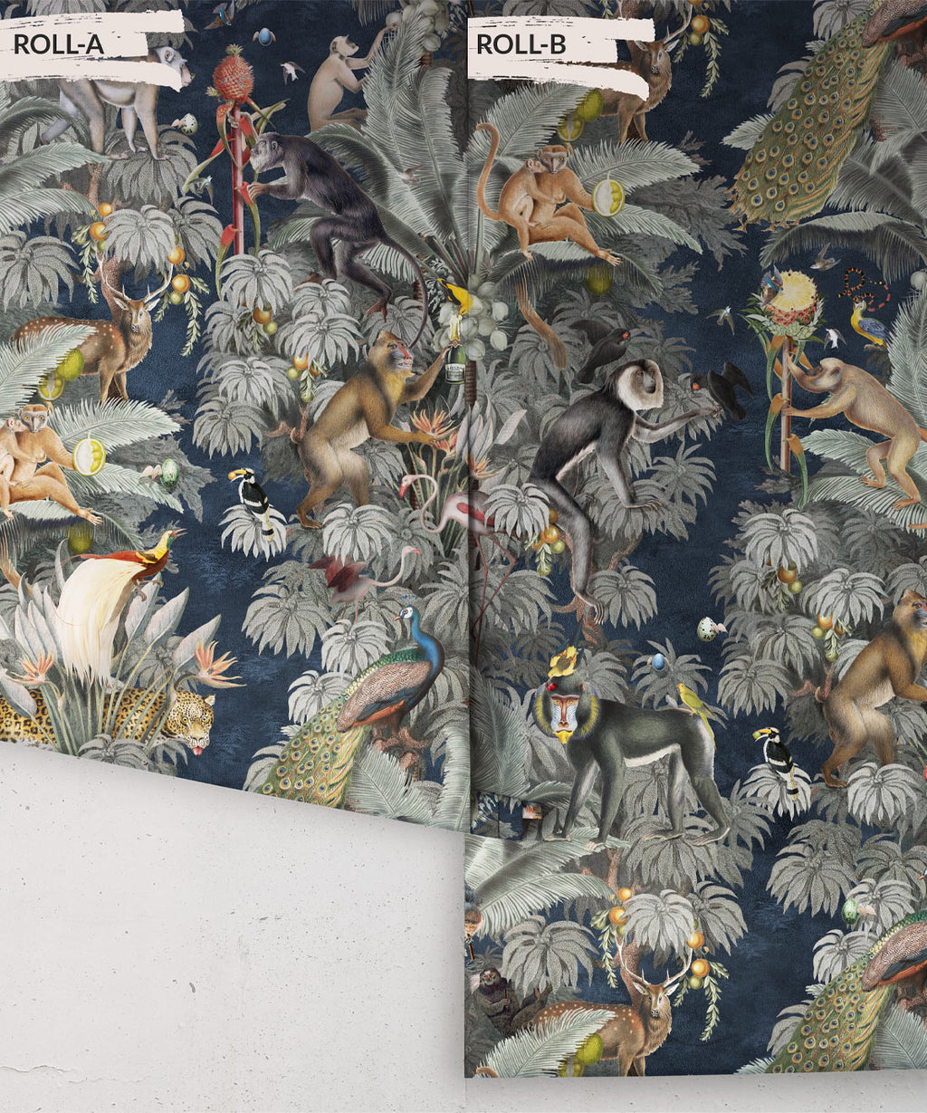 Arcadia Wallpaper, Navy