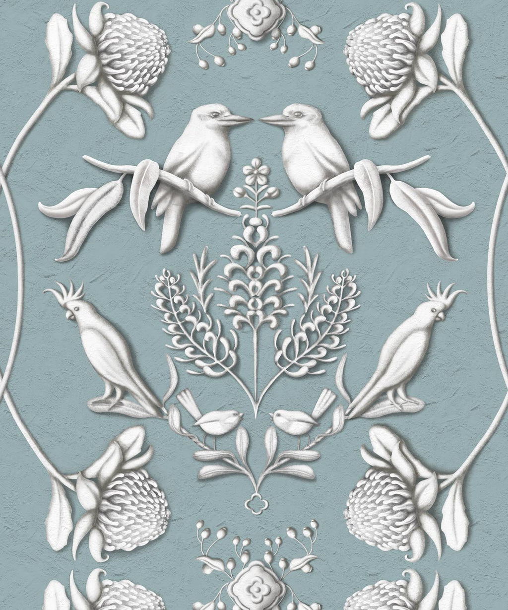 Australis Wallpaper, Duck Egg