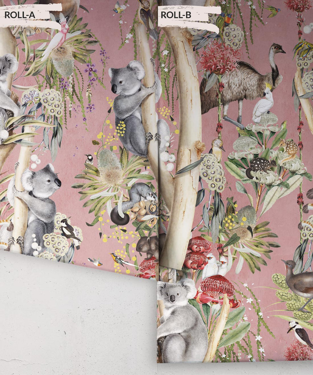 Dreamtime Wallpaper, Coral