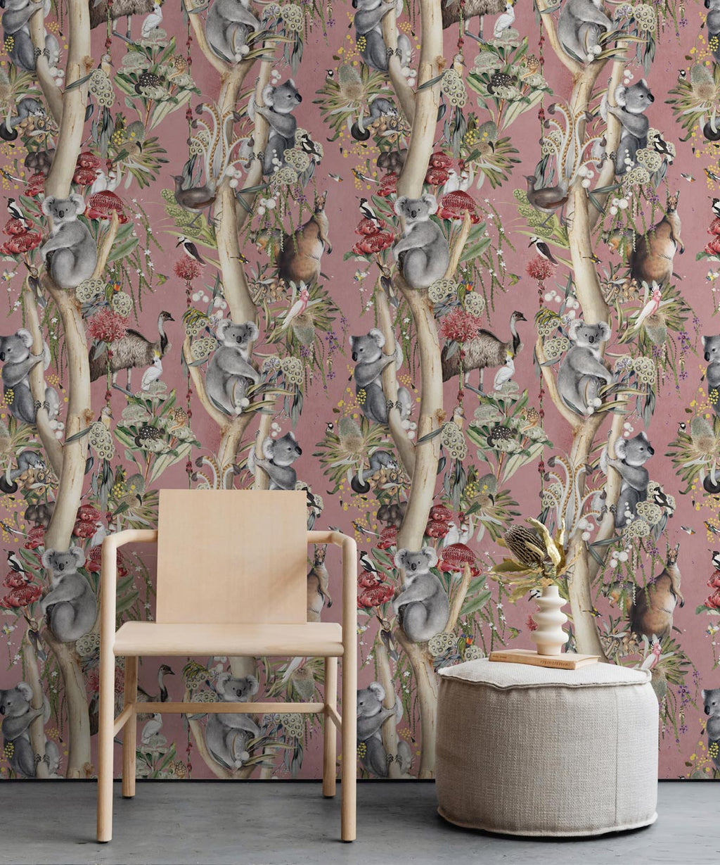 Dreamtime Wallpaper, Coral