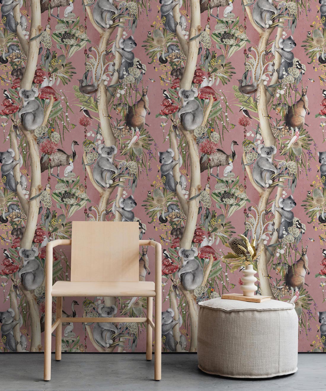 Dreamtime Wallpaper, Coral