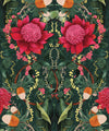 Waratah Medley Wallpaper, Evergreen