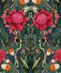 Waratah Medley Wallpaper, Marine