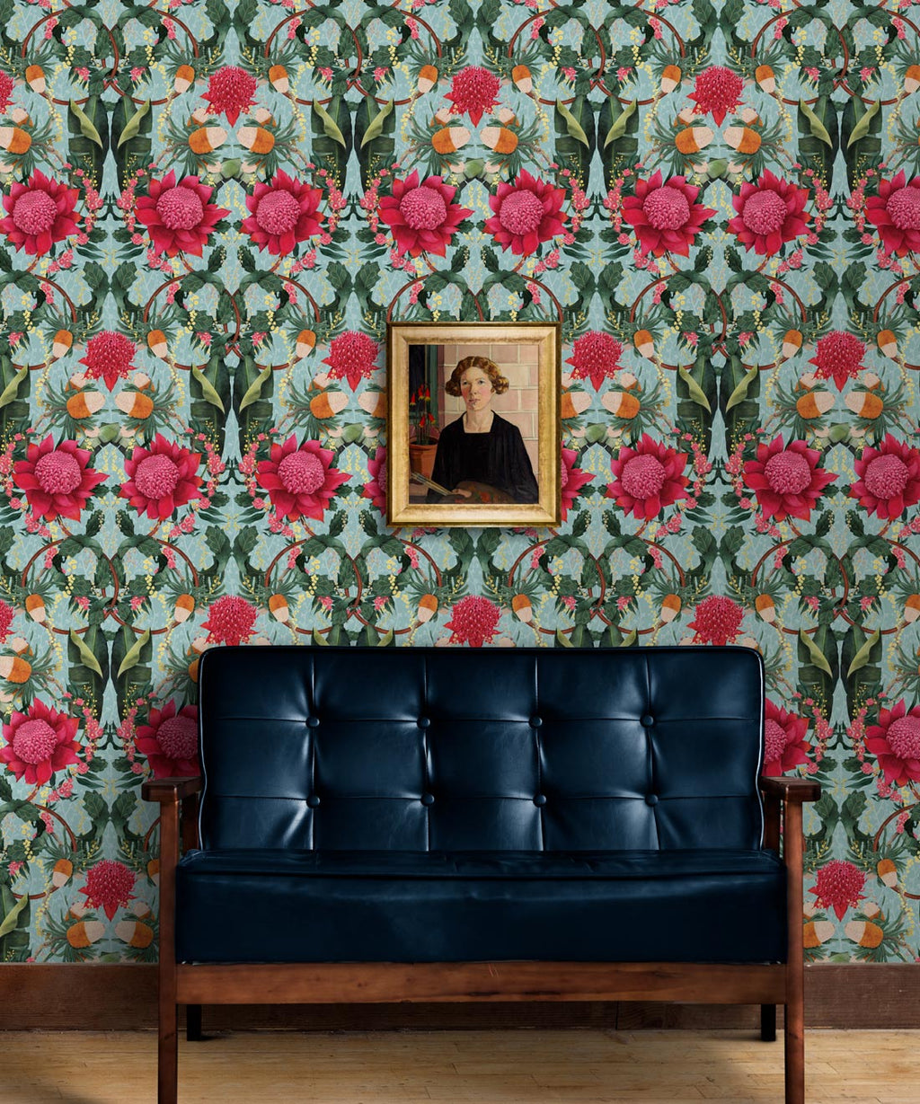 Waratah Medley Wallpaper, Sky