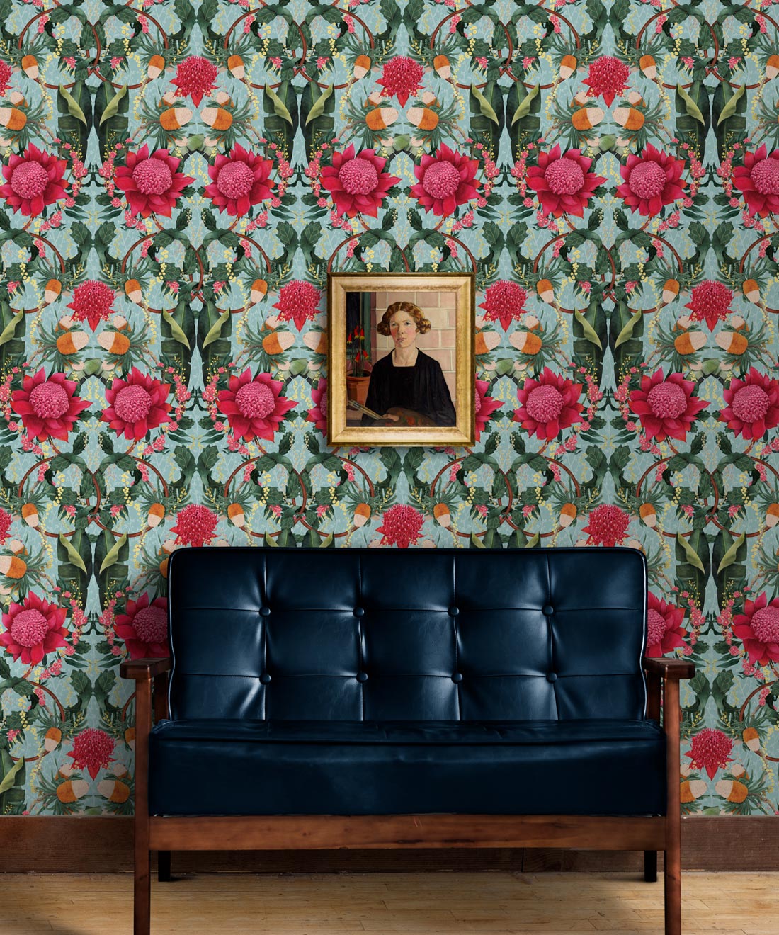 Waratah Medley Wallpaper, Sky