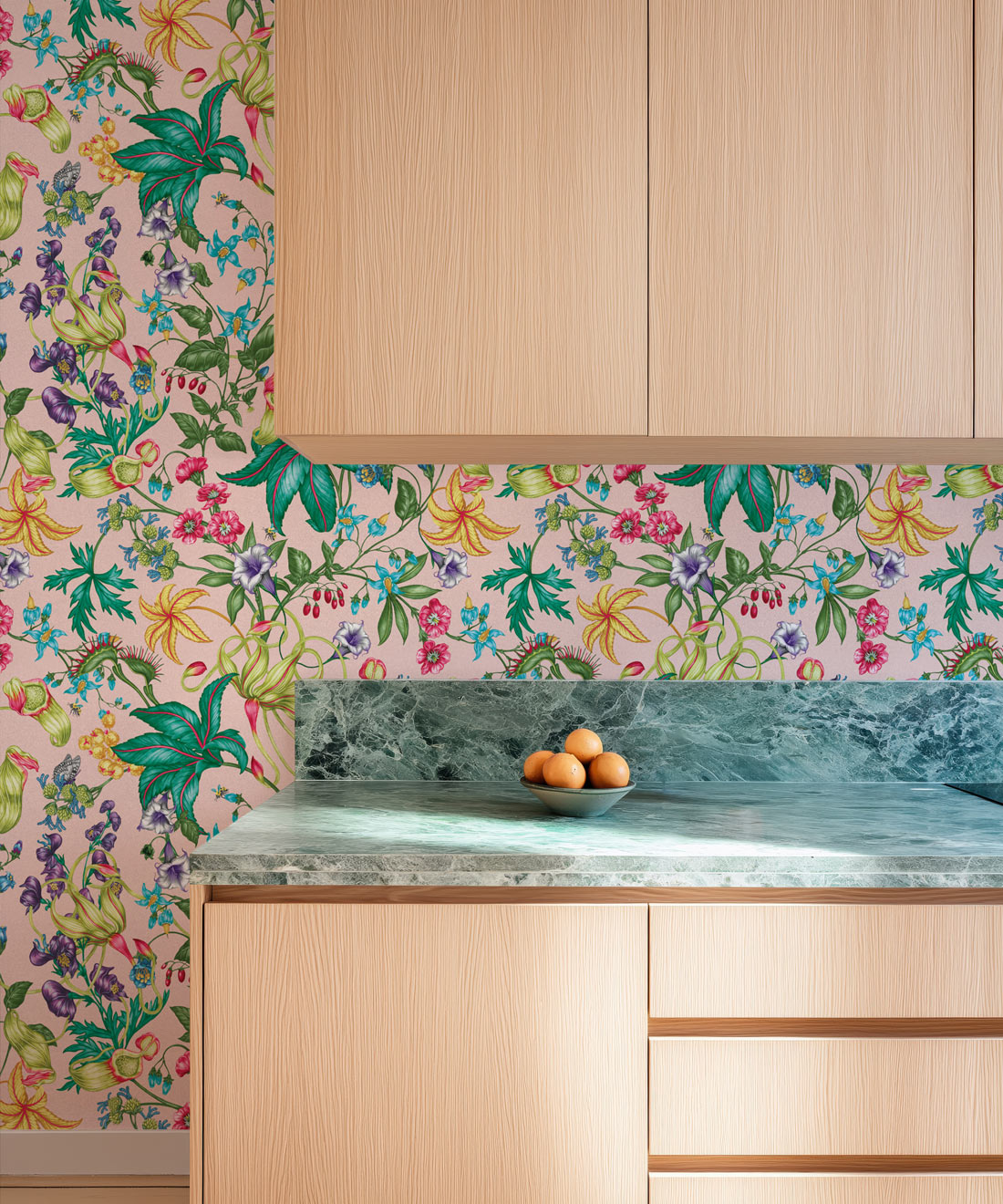 Alnwick Wallpaper, Coral Blush