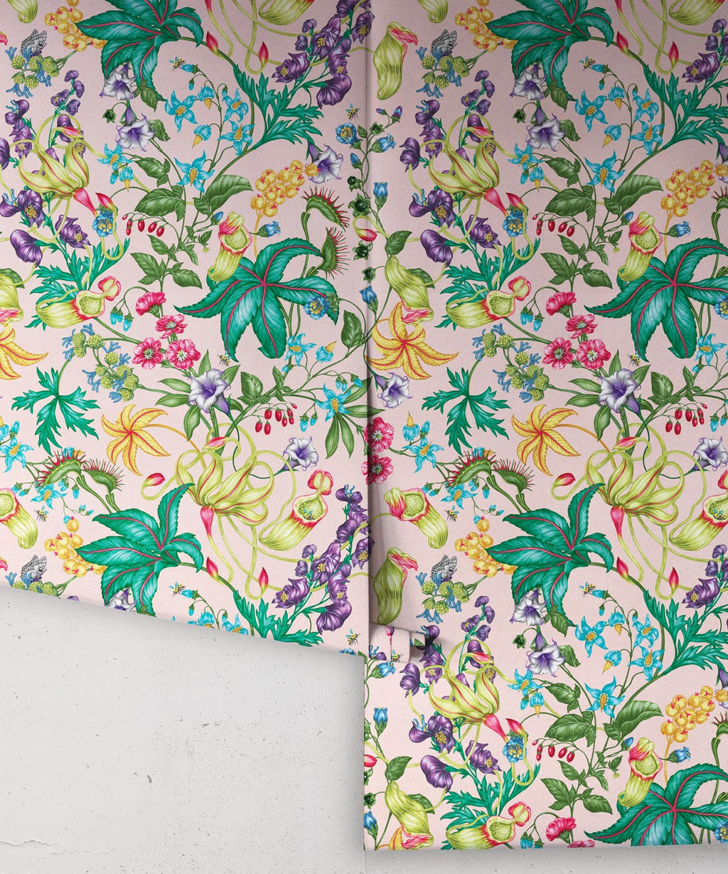Alnwick Wallpaper, Coral Blush