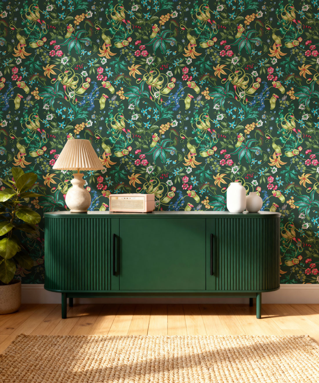 Alnwick Wallpaper, Emerald Temple