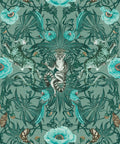 Green Magic Wallpaper, Botanical Blaze