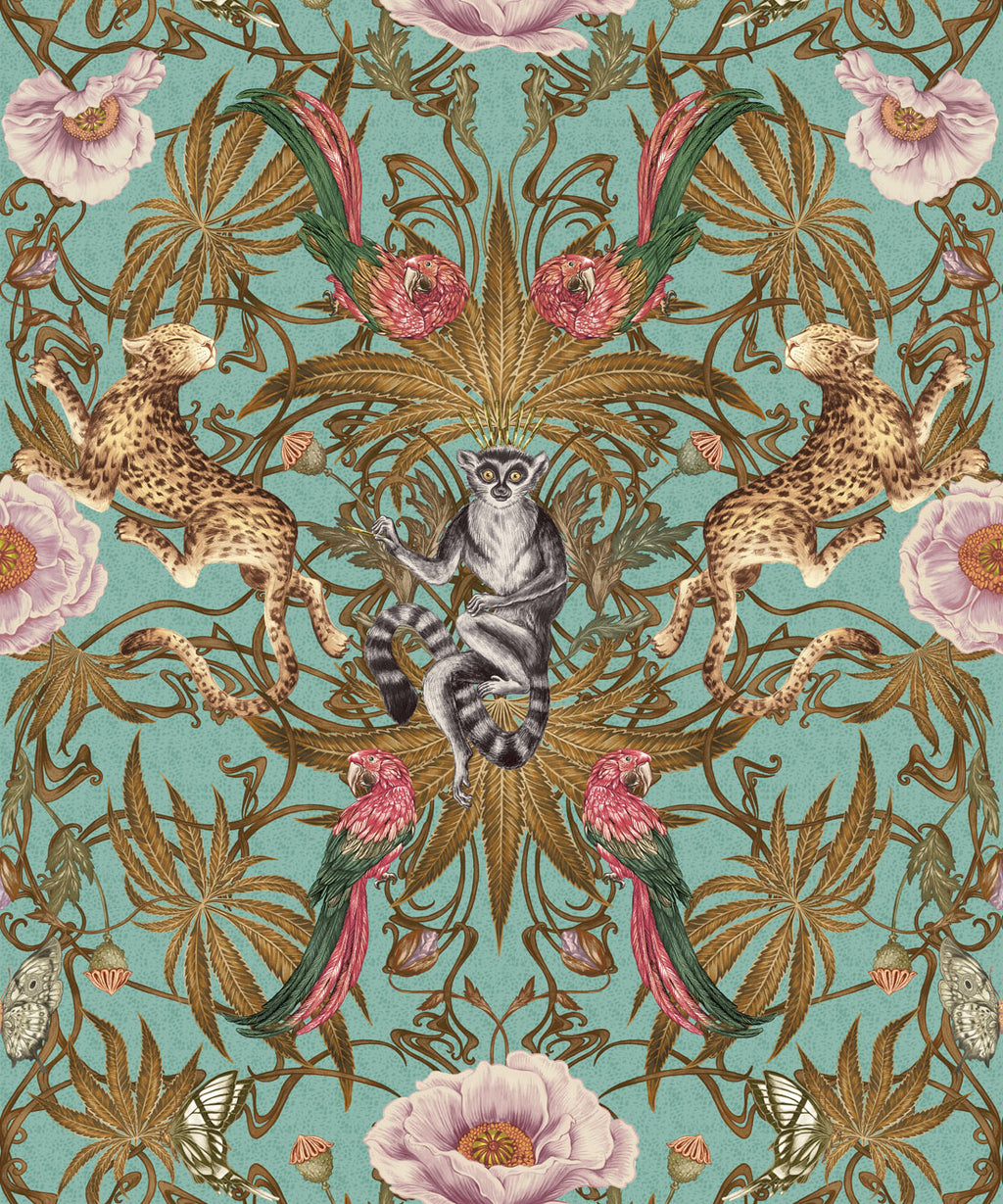 Green Magic Wallpaper, Mint Condition