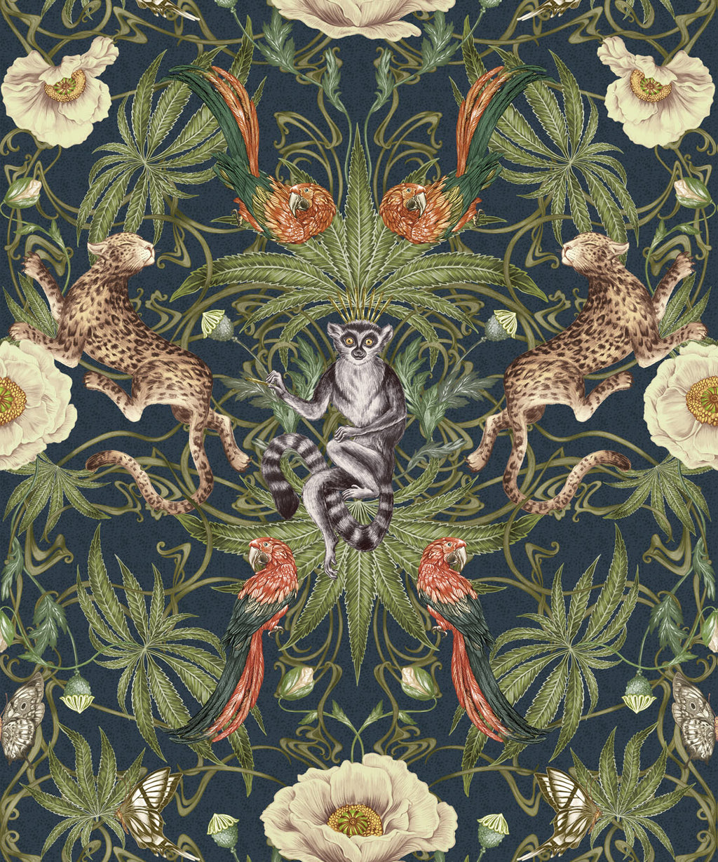 Green Magic Wallpaper, Monkey Dusk