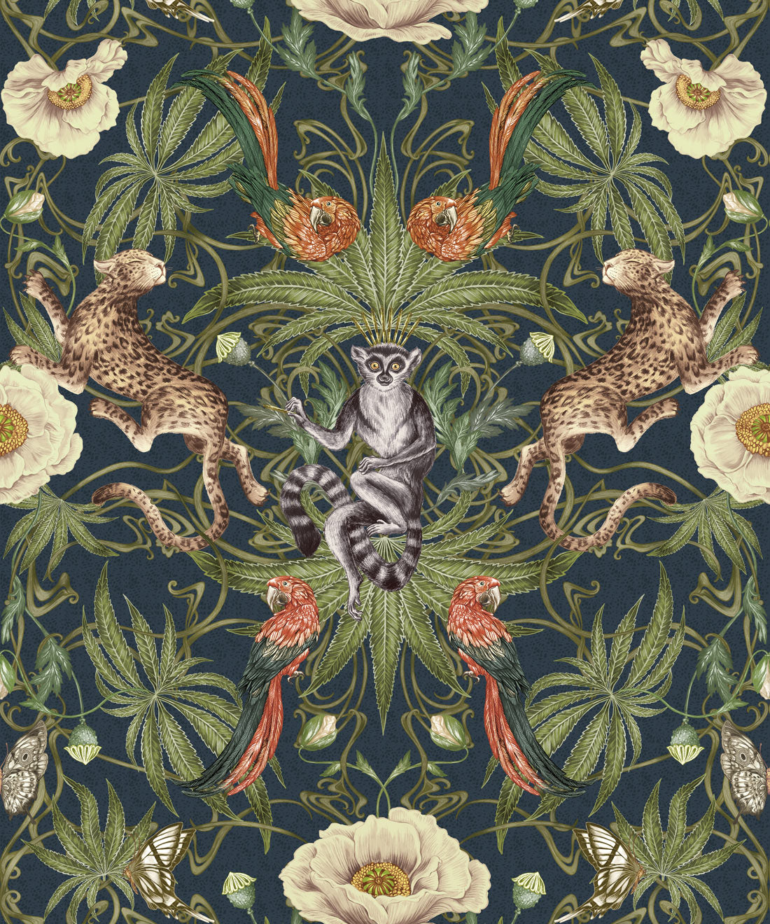 Green Magic Wallpaper, Monkey Dusk