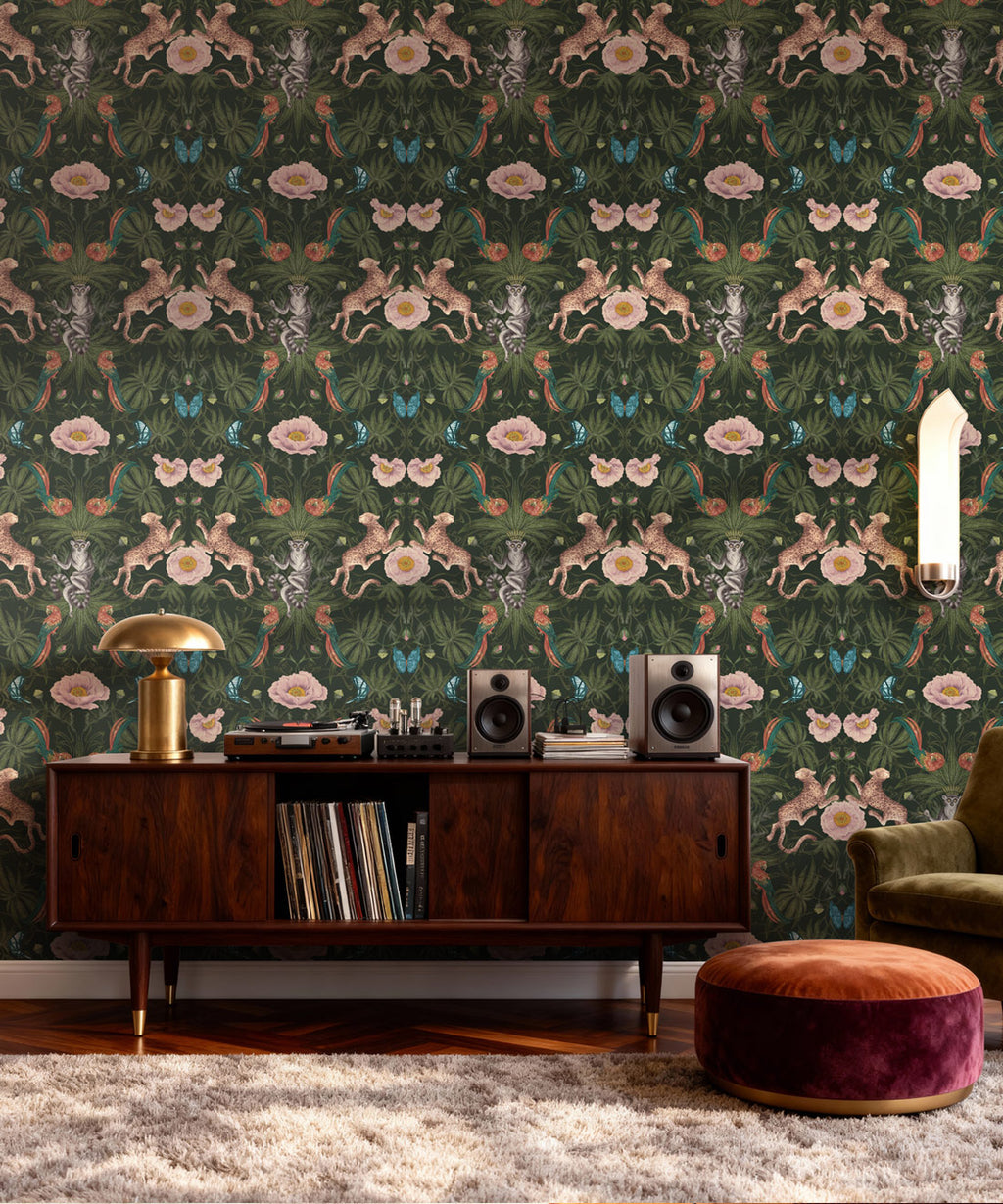 Green Magic Wallpaper, Velvet High